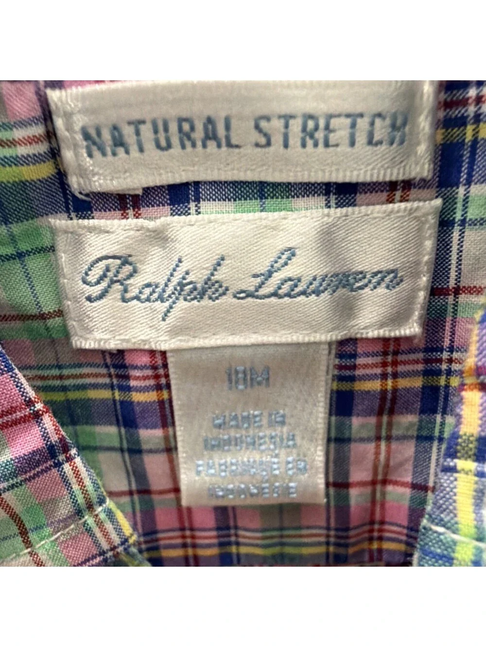 Ralph Lauren Baby Boys' Plaid Button-Down Shirt 18M